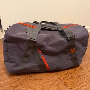 BOSS Charcoal and Tangerine Duffel Bag